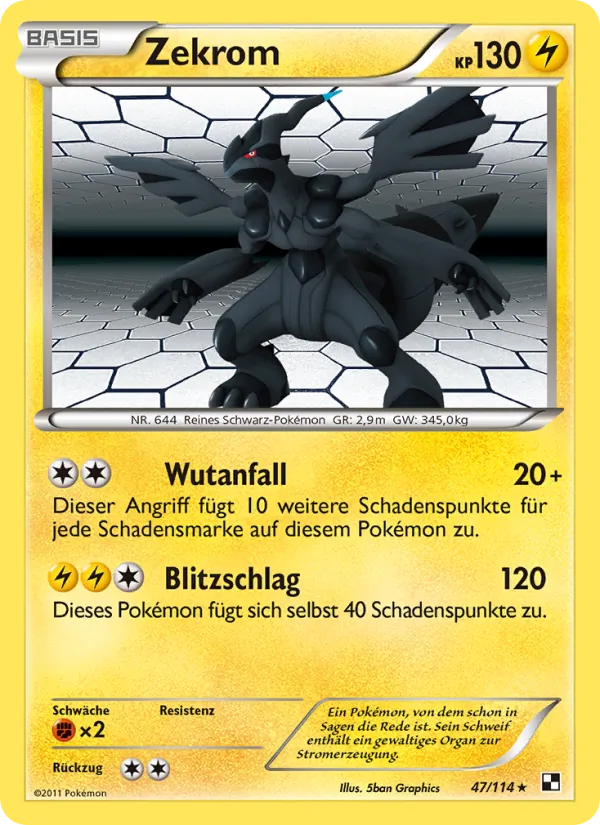 Zekrom (Schwarz & Weiß #47/114)