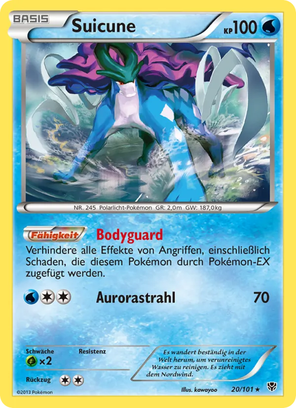 Suicune (Plasma-Blaster #20/101)