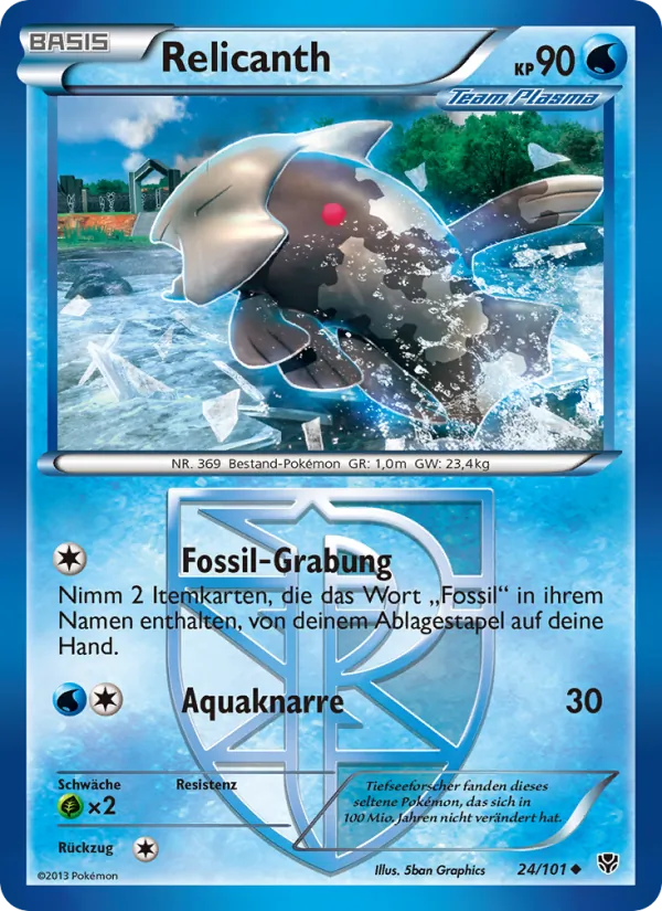 Relicanth (Plasma Blast #24/101)
