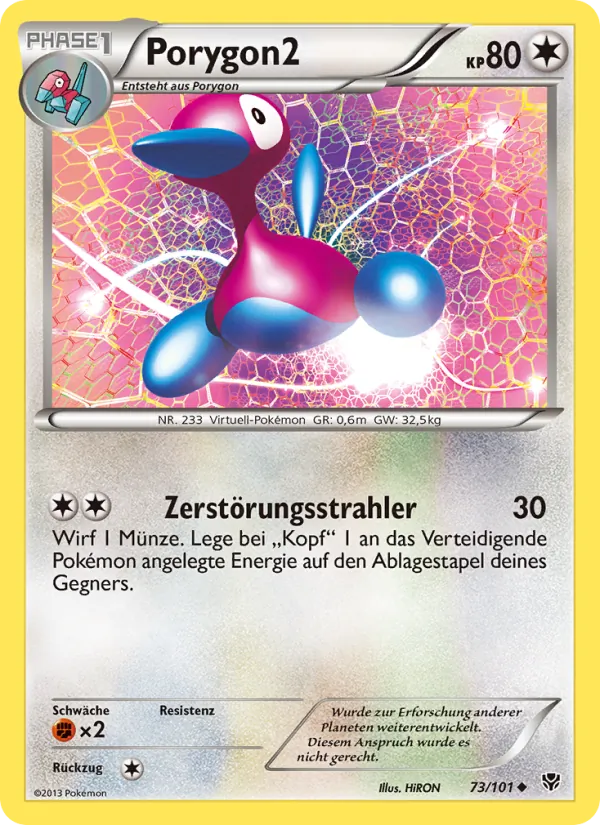 Porygon2 (Plasma Blast #73/101)