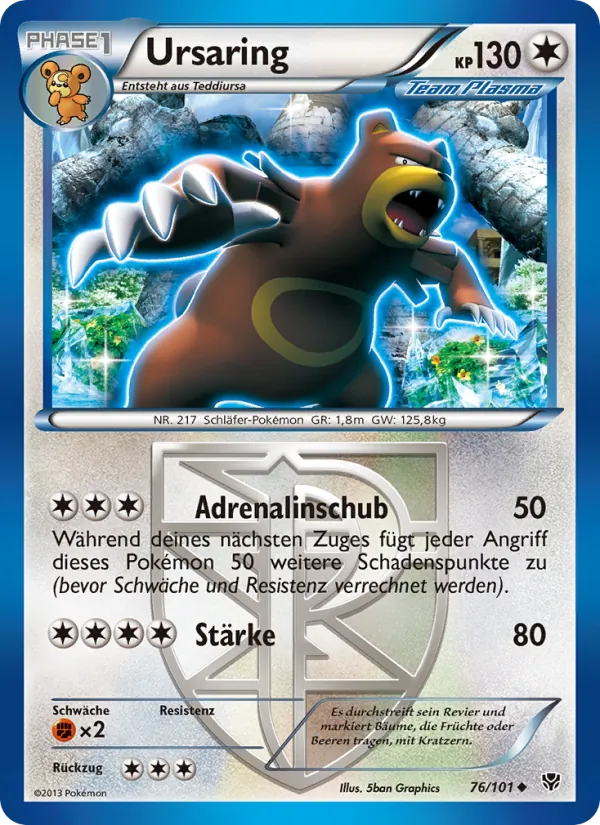 Ursaring (Plasma Blast #76/101)