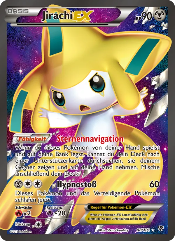 Jirachi-EX (Plasma-Blaster #98/101)