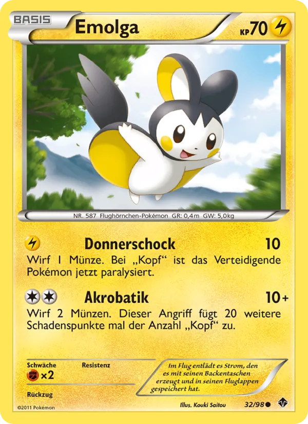 Emolga (Aufstreben der Mächtigen #32/98)