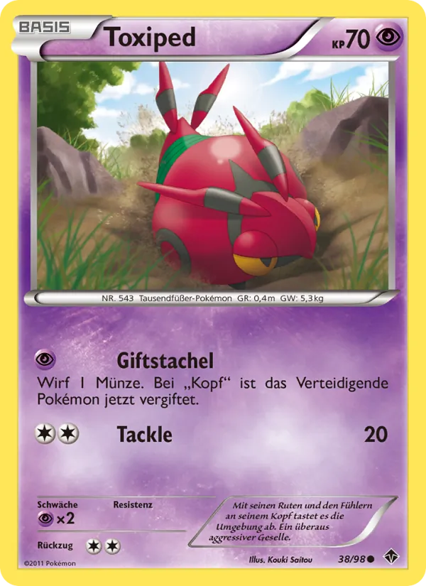 Toxiped (Emerging Powers #38/98)