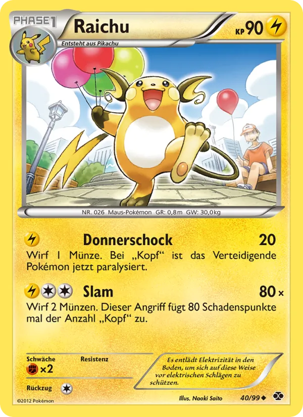 Raichu (Kommende Schicksale #40/99)
