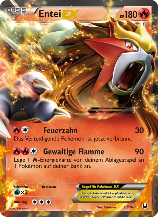 Entei-EX (Erforscher der Finsternis #13/108)
