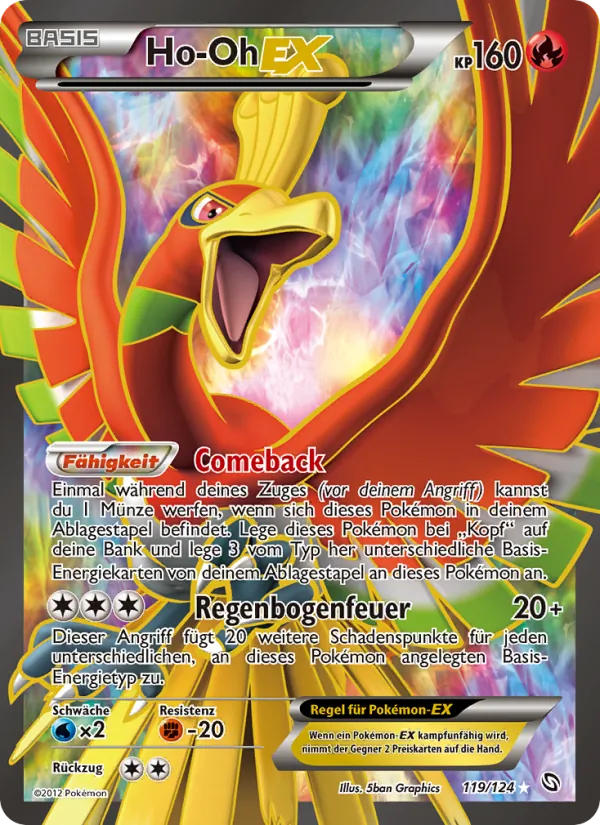 Ho-Oh-EX (Hoheit der Drachen #119/124)