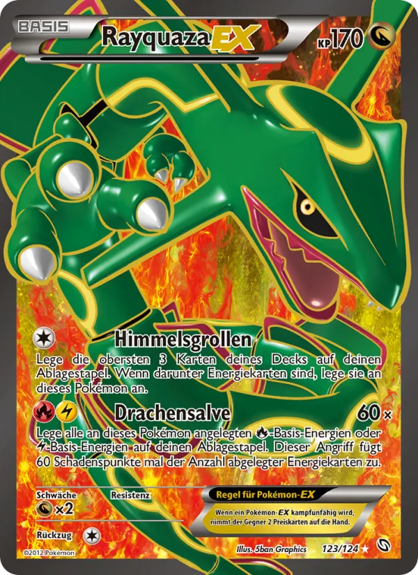 Rayquaza-EX (Hoheit der Drachen #123/124)