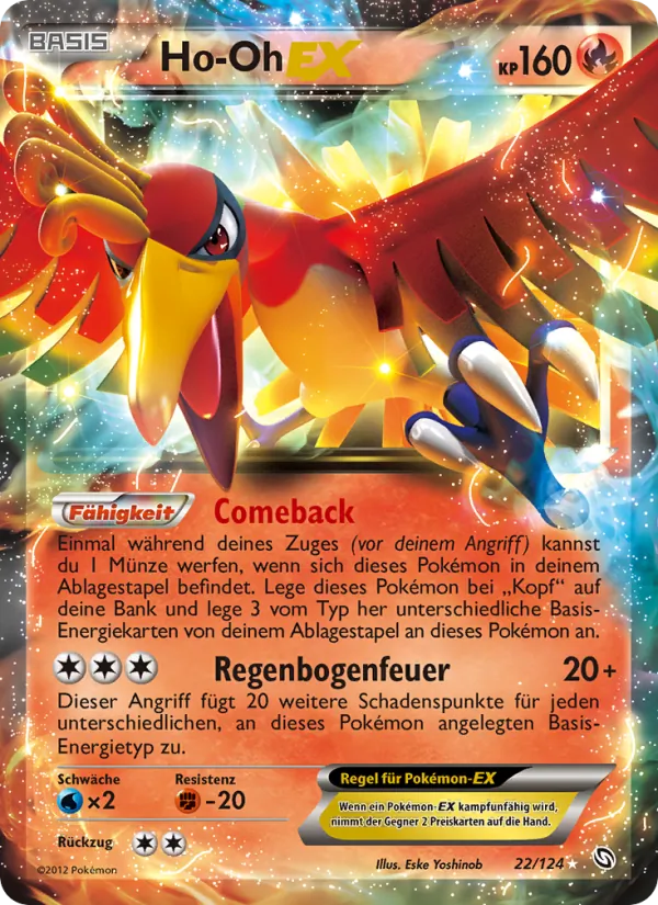 Ho-Oh-EX (Hoheit der Drachen #22/124)