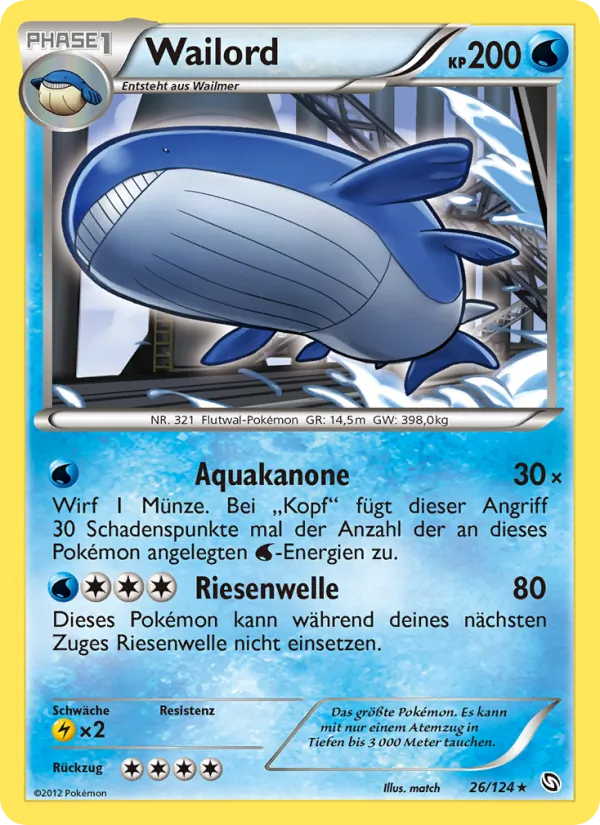 Wailord (Dragons Exalted #26/124)