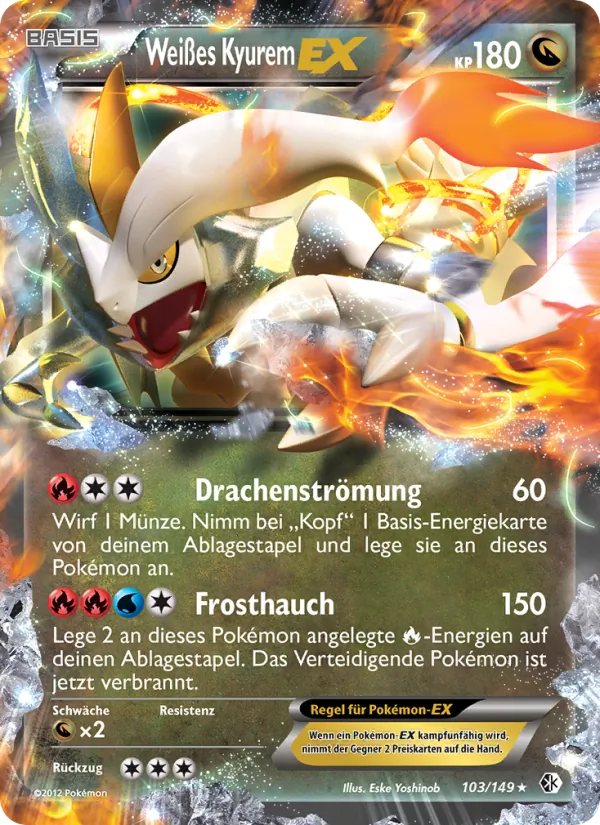 Weißes Kyurem-EX (Überschrittene Schwellen #103/149)