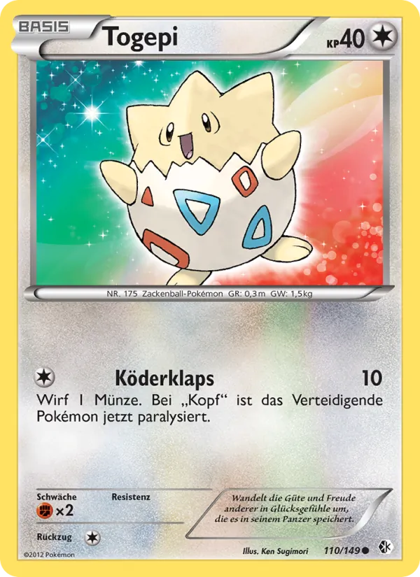 Togepi (Boundaries Crossed #110/149)