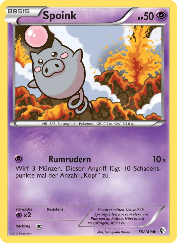Spoink (Boundaries Crossed #59/149)