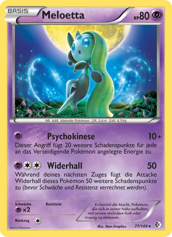 Meloetta (Boundaries Crossed #77/149)