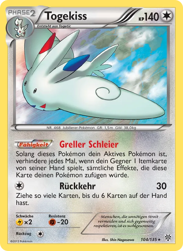 Togekiss (Plasma-Sturm #104/135)