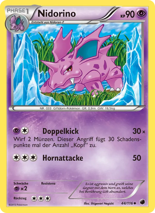 Nidorino (Plasma-Frost #44/116)