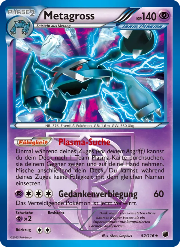 Metagross (Plasma Freeze #52/116)