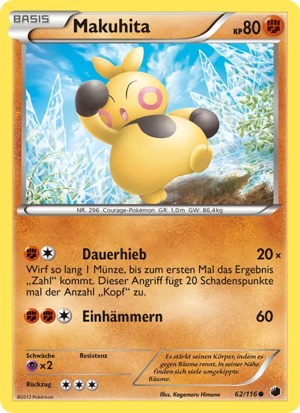 Makuhita (Plasma Freeze #62/116)