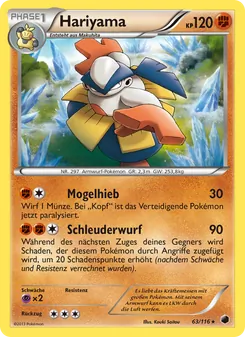 Hariyama (Plasma-Frost #63/116)