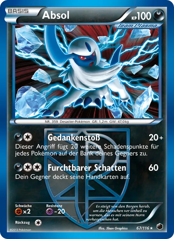 Absol (Plasma Freeze #67/116)