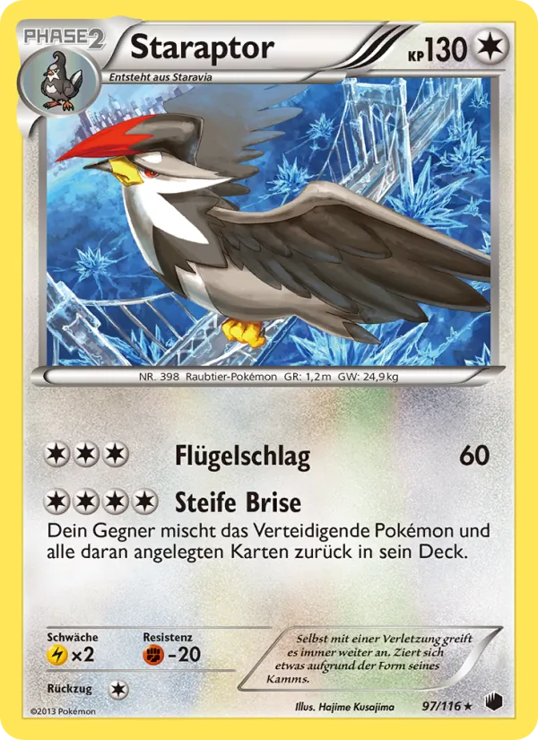 Staraptor (Plasma Freeze #97/116)