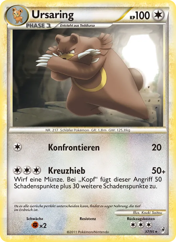 Ursaring (Ruf der Legenden #37/95)