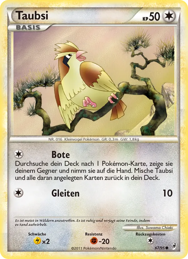 Taubsi (Ruf der Legenden #67/95)