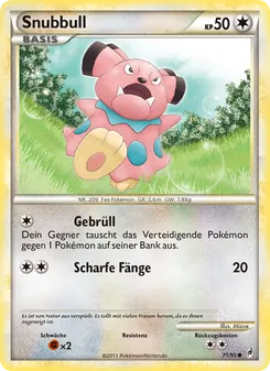 Snubbull (Ruf der Legenden #71/95)