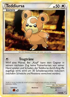 Teddiursa (Ruf der Legenden #73/95)