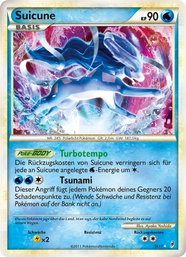 Suicune (Ruf der Legenden #SL11/95)