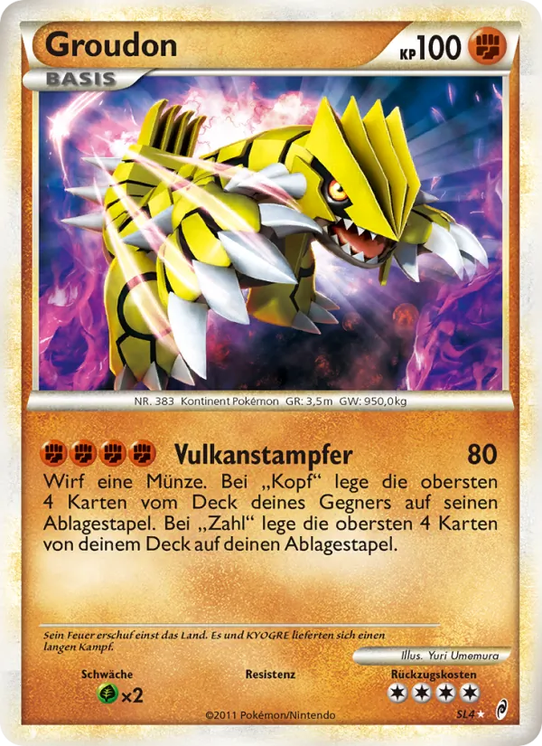 Groudon (Call of Legends #SL4/95)