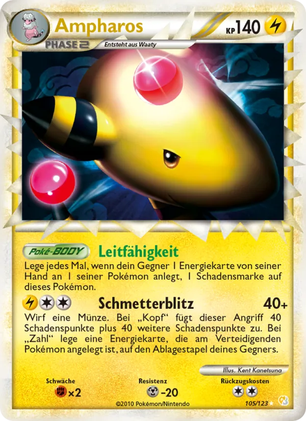 Ampharos (HeartGold SoulSilver #105/123)