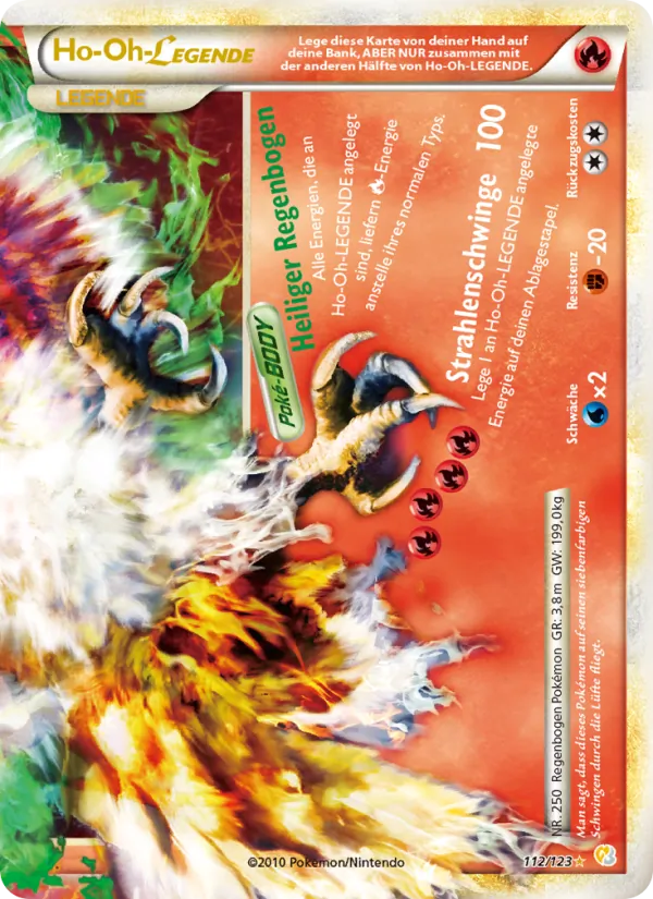Ho-Oh LEGENDE (HeartGold SoulSilver #112/123)