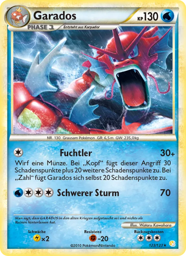 Garados (HeartGold SoulSilver #123/123)