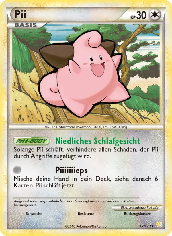 Pii (HeartGold SoulSilver #17/123)