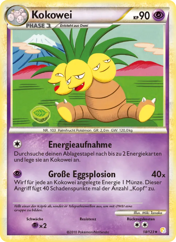 Kokowei (HeartGold SoulSilver #18/123)