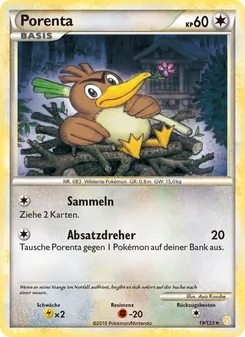 Porenta (HeartGold SoulSilver #19/123)