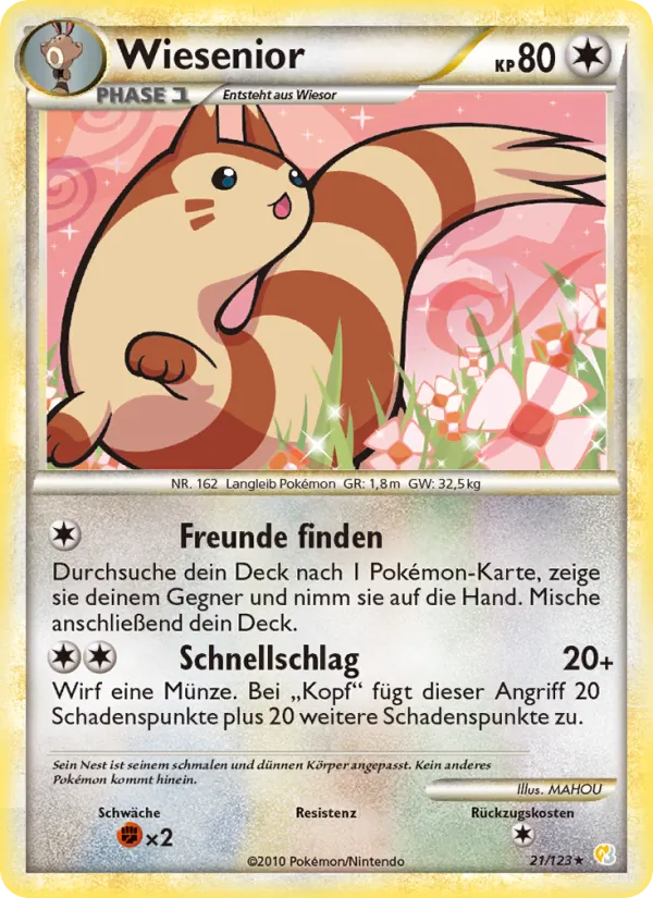 Wiesenior (HeartGold SoulSilver #21/123)