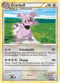 Granbull (HeartGold SoulSilver #22/123)