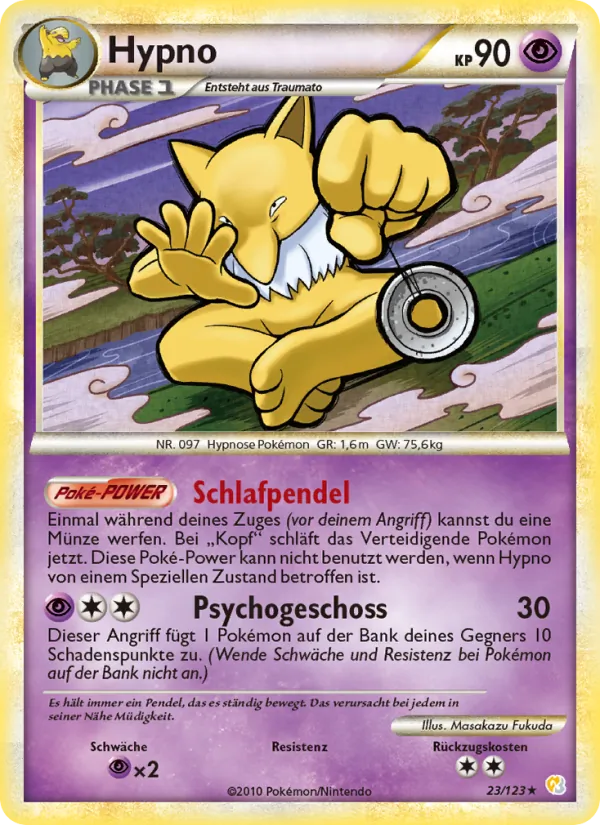 Hypno (HeartGold SoulSilver #23/123)