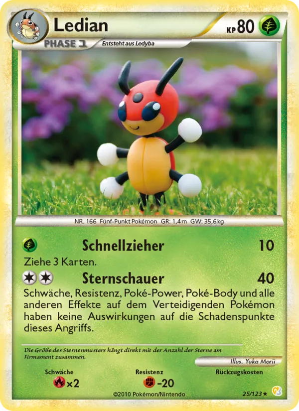 Ledian (HeartGold SoulSilver #25/123)