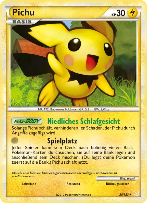 Pichu (HeartGold SoulSilver #28/123)
