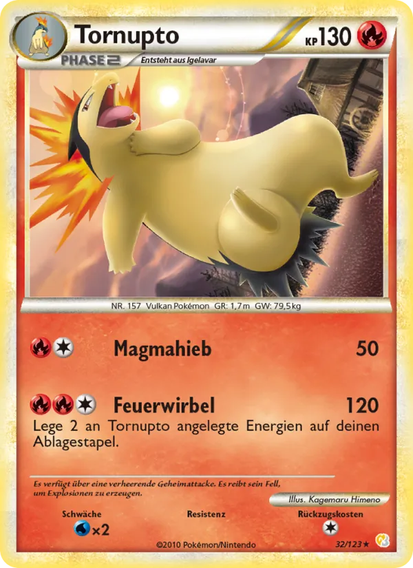 Tornupto (HeartGold SoulSilver #32/123)
