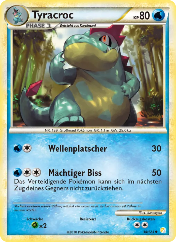 Tyracroc (HeartGold SoulSilver #38/123)