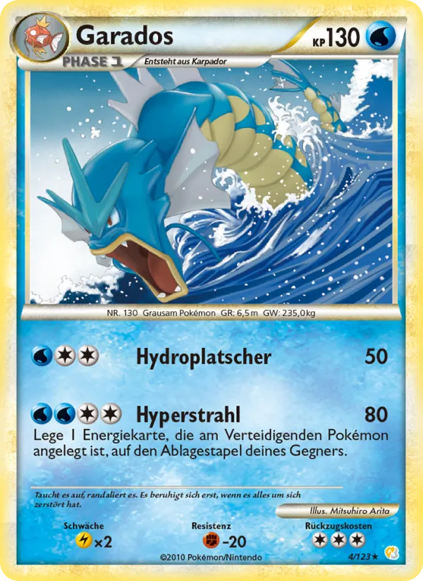 Garados (HeartGold SoulSilver #4/123)