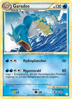 Garados (HeartGold SoulSilver #4/123)