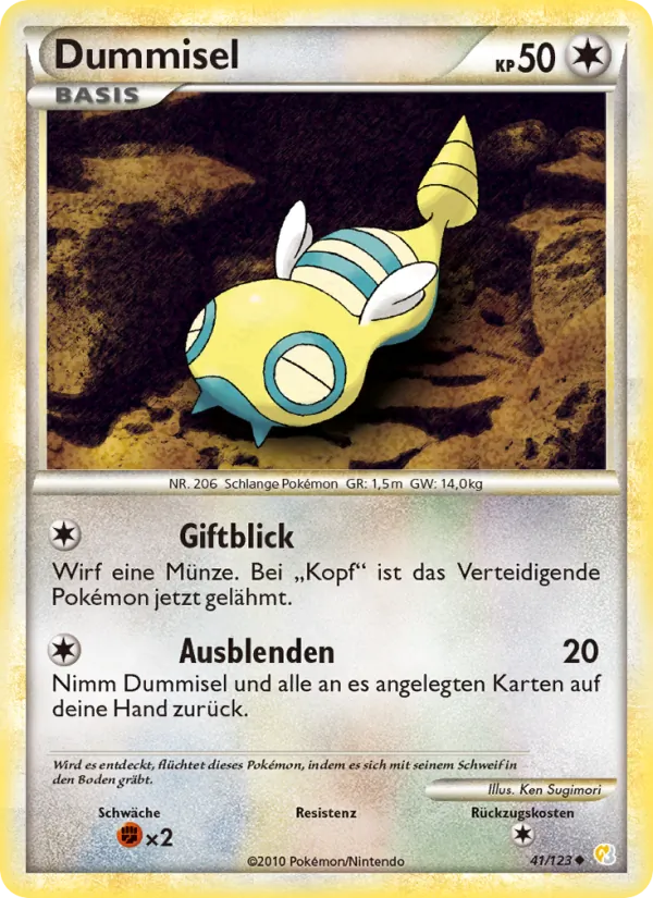 Dummisel (HeartGold SoulSilver #41/123)