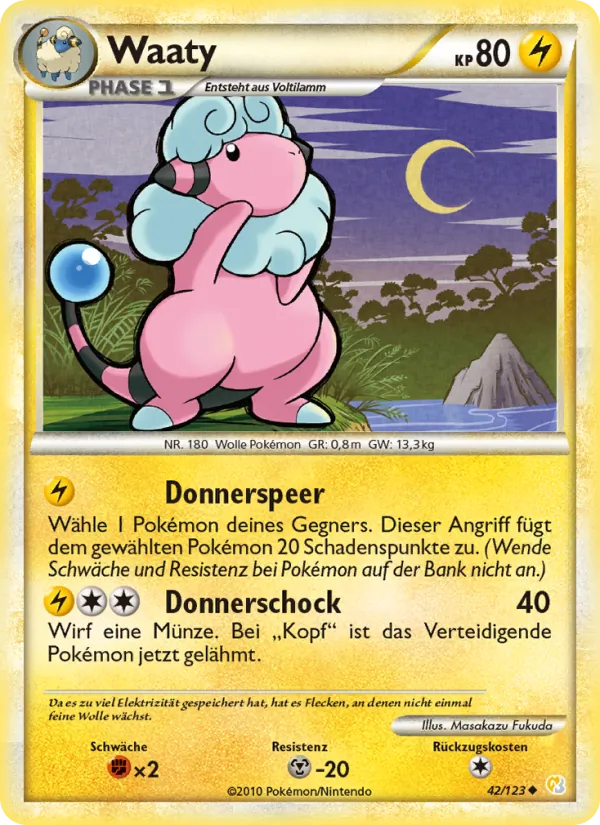 Waaty (HeartGold SoulSilver #42/123)