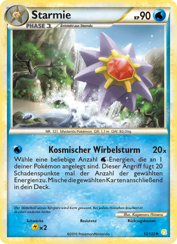 Starmie (HeartGold SoulSilver #53/123)