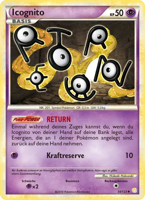 Icognito (HeartGold SoulSilver #54/123)